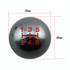 For Honda Series Metal Gear Head Car Modified Gear Stick Shift Knob, Style:5 Speed(Grey)