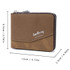 Baellerry D5106 RFID Anti-theft Retro Zipper Wallet Spliced Short Coin Purse(Light Brown)