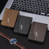 Baellerry D5106 RFID Anti-theft Retro Zipper Wallet Spliced Short Coin Purse(Light Brown)