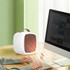 Small Desktop Instant Heater Home Office Electric Heater Mini Heater, Spec: US Plug(White)