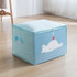 Non-woven Clothing Organization Quilt Dustproof Storage Bag, Color: Horizontal Light Blue 50x42x39cm