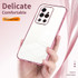 For Meizu 18 Pro / 18s Pro  Transparent Plating Fine Hole Phone Case(Transparent)