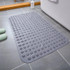 PVC Bathroom Non-slip Mat Thickened Massage Water-proof Foot Mat, Size: 36x68cm(Dark Sky Gray)