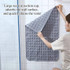 PVC Bathroom Non-slip Mat Thickened Massage Water-proof Foot Mat, Size: 36x68cm(Dark Sky Gray)