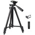 Portable Aluminum DSLR Camera Live Tripod Photography Retractable Landing Bracket, Specification: 102cm Tripod+Clip+Bag