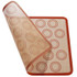 High Temperature Resistant Silicone Baking Mat Macaron Puff Oven Mat(Red 30 Circle)
