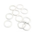 50pcs / Pack For Hyundai / Kia Car Oil Drain Screw Washer 21513-23001(Silver)