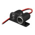 Car Charger Dual USB 3.1A/3100mA Modified With Cigarette Lighter(Bag+Screw)