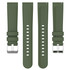 For Amazfit GTS 3 20mm Smooth Solid Color Silicone Watch Band(Army Green)