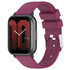 For Amazfit Bip 3 Pro 20mm Smooth Solid Color Silicone Watch Band(Burgundy)