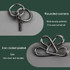 8pcs /Set Intelligence Unlocking Childrens Educational Toys Nine Consecutive Rings Lu Ban Lock, Style: B Model Blue