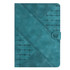 For 8 inch YX Small Butterfly Embossed Leather Tablet Case(Light Blue)