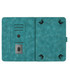 For 8 inch YX Small Butterfly Embossed Leather Tablet Case(Light Blue)