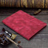 For 7 inch YX Small Butterfly Embossed Leather Tablet Case(Red)