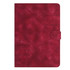 For 7 inch YX Small Butterfly Embossed Leather Tablet Case(Red)