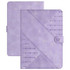 For 8 inch YX Small Butterfly Embossed Leather Tablet Case(Purple)