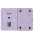 For 8 inch YX Small Butterfly Embossed Leather Tablet Case(Purple)