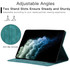 For Samsung Galaxy Tab A 10.1 T580 YX Small Butterfly Embossed Leather Tablet Case(Light Blue)