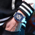 Curren 8442 Sport Six-Hand Silicone Strap Men Quartz Watch, Color: White Shell Blue