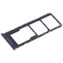 For Tecno Pova Neo SIM Card Tray + SIM Card Tray + Micro SD Card Tray (Black)