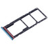 For Tecno Spark 8T SIM Card Tray + SIM Card Tray + Micro SD Card Tray (Blue)