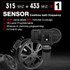 LAUNCH LTR-01 315MHz / 433MHz 2 in 1 Universal Programmable TPMS Tire Pressure Monitor Sensor