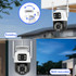 QX101 6MP WiFi Dual Camera Supports Two-way Voice Intercom & Infrared Night Vision(US Plug)