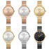 Curren 9024 Casual Steel Strap Waterproof Women Quartz Watch, Color: Rose Shell Rose Surface