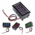 0V-30V 3 Wire DC Voltmeter Terminal 0.56 Inch LED Digital Voltmeter Accessories Reverse Connection Protection, Color: Red