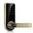 Password + Key + Sensor Card Zinc Alloy Red Bronze Electronic Door Lock Touch Screen Electronic Code Lock