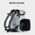 Cwatcun D95 Large Capacity Photography Backpack Shoulders Laptop Camera Bag, Size:30.5 x 18 x 38cm(Dark Black)