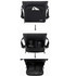 Cwatcun D103 Crossbody Camera Bag Photography Lens Shoulder Bag, Size:22.5 x 22.5 x 12.5cm(Black)