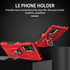 For Xiaomi Poco X4 Pro 5G Ring Holder Armor Hybrid Phone Case(Red)