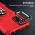 For Xiaomi Poco X4 Pro 5G Ring Holder Armor Hybrid Phone Case(Red)