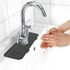 Kitchen Bath Faucet Silicone Drain Mat Sink Splash Proof Silicone Pad(Gray)
