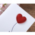 Three-dimensional Heart Valentine Day Greeting Card Blessings Messages Cards with Envelopes, Spec: Balloon