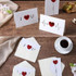 Three-dimensional Heart Valentine Day Greeting Card Blessings Messages Cards with Envelopes, Spec: Balloon