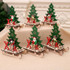 3 PCS Christmas Decorations Christmas Painted Wooden Assembly DIY Sleigh Car Decoration Jigsaw Puzzle Gift, Size:Large(Elk)