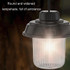 Outdoor LED Camping Light Canopy Hanging Lamp Portable Camping Tent Lights, Style: Battery Model Black