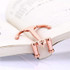 Personalized Metal Anchor Bookmark Cubic Book Page Clip Reading Aid Stationery For Students(Silver)