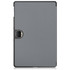 For Honor Pad 9 Custer Pure Color 3-Fold Leather Tablet Case(Grey)