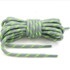 2 Pairs Round High Density Weaving Shoe Laces Outdoor Hiking Slip Rope Sneakers Boot Shoelace, Length:100cm(Light Gray-Green)