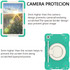 For Samsung Galaxy Tab A9+ 11 2023 Silicone Hybrid PC Tablet Case with Shoulders Strap(Mint Green)