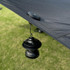 COOLCAMP CF-A208 Outdoor Open Camp Magnetic Hook Tent Skywalf Capital Camping Fixed Car Camp Light Hanging(Black)