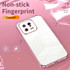 For Xiaomi 13 Transparent Plating Fine Hole Phone Case(Silver)