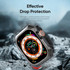 For Apple Watch Ultra 2 49mm / Ultra 49mm DUX DUCIS Tamo Series Hollow PC + TPU Watch Protective Case(Translucent Black)