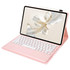 For Honor Pad 9 AH19 TPU Ultra-thin Detachable Bluetooth Keyboard Tablet Leather Case(Pink)