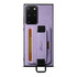 For Samsuny Galaxy Note20 5G Suteni H13 Litchi Leather Wrist Strap Wallet Back Phone Case(Purple)