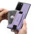For Samsuny Galaxy Note20 5G Suteni H13 Litchi Leather Wrist Strap Wallet Back Phone Case(Purple)