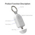 For Apple Watch / AirPods Series U16 Portable Magnetic Wireless Charger(White)